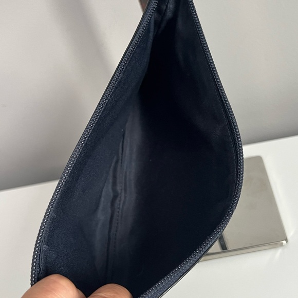 Coach StoryPatch Clutch Large Corner Zip Pouch, in dark navy blue - Picture 3 of 5